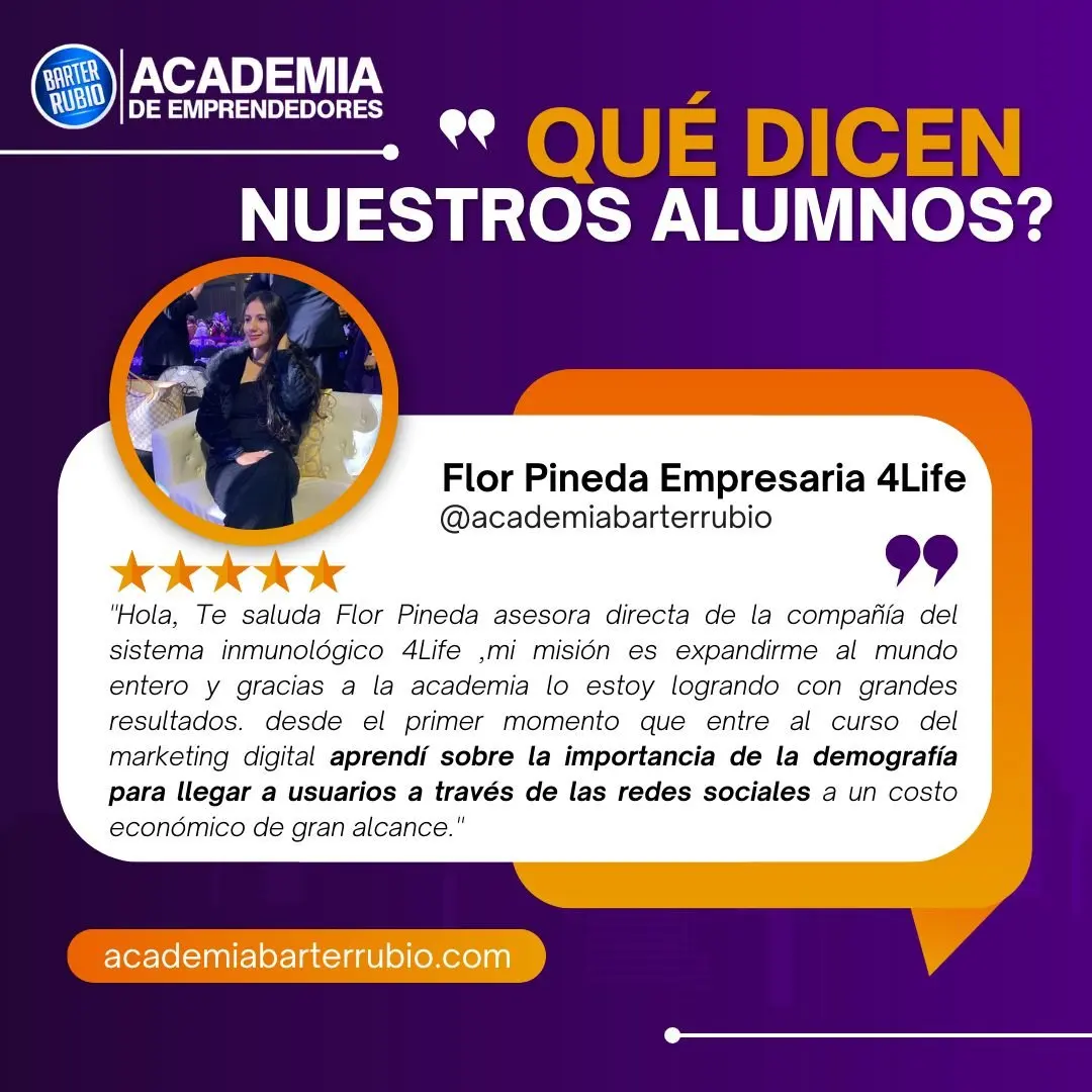 Caso de éxito #2: Empresaria 4Life - Flor Pineda