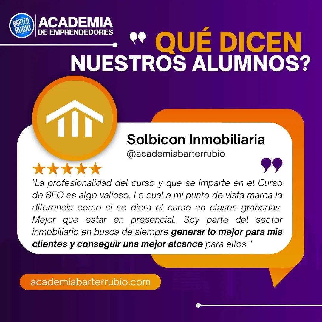 Caso de éxito #9: Solbicon Inmobiliaria - Solbicon