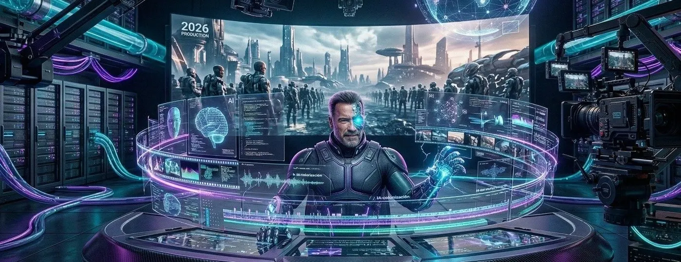 Estudio futurista de IA