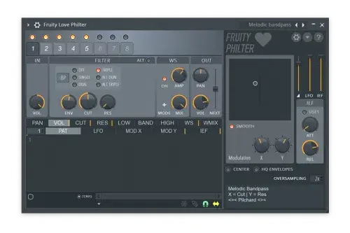 Fruity Love Philter Efectos de Sonido