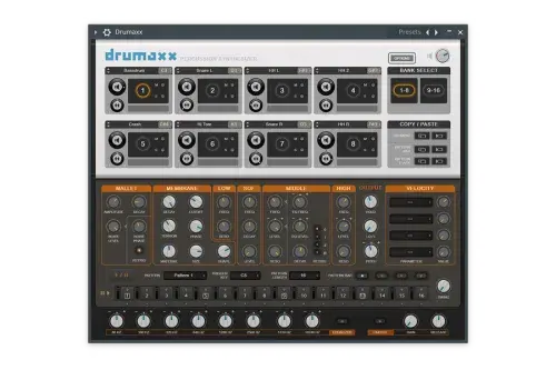 Diseño sonoro avanzado con Drumaxx