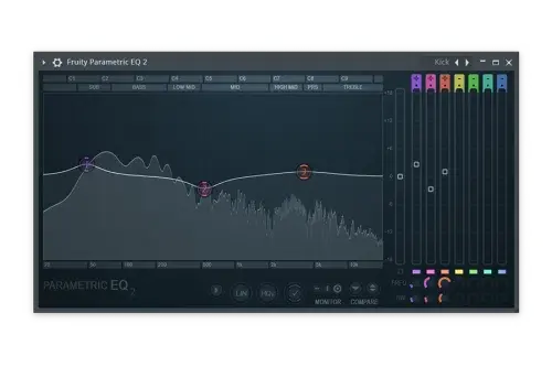 Fruity Parametric EQ 2 - Ecualización