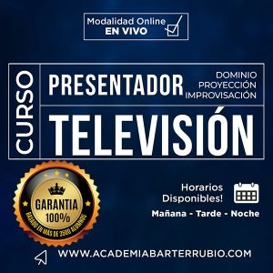 curso de Presentador y Conductor para Espacios Televisivos y Formatos Verticales