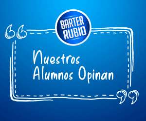 Lo que dicen los alumnos de Barter Rubio
