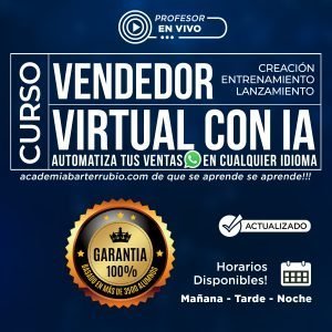 Crea Tu Vendedor Virtual con Inteligencia Artificial