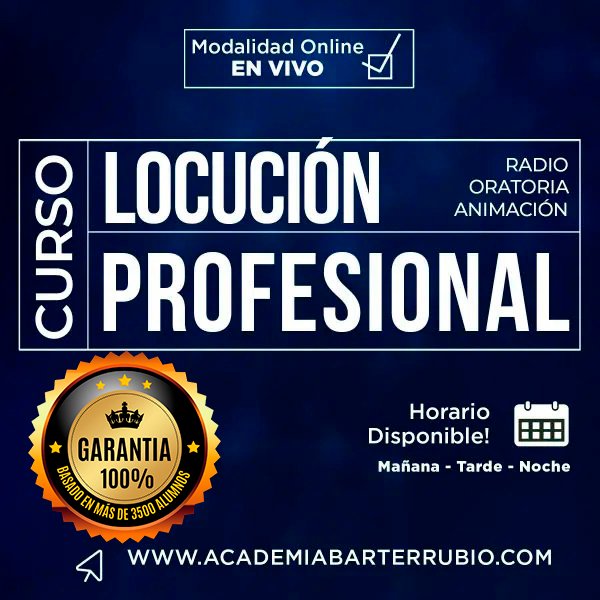 curso de locucion